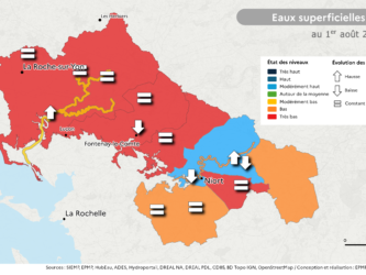 Bulletin de situation hydrologique au 1er août 2026