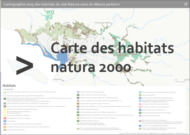 carte des habitats natura 2000